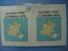 alcohol free wet wipe