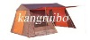 family camping tent with one storage room