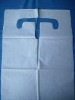 disposable adult bib with pocket, disposable bib with pocket, disposable apron