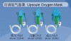 UPSCULE OXYGEN MASK 330960 & 330950,with 210cm oxygen tube