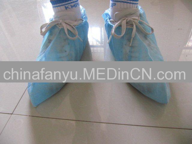 blue non-woven shoe cover Offered By Xiantao Fanyu Plastic Co., Ltd ...