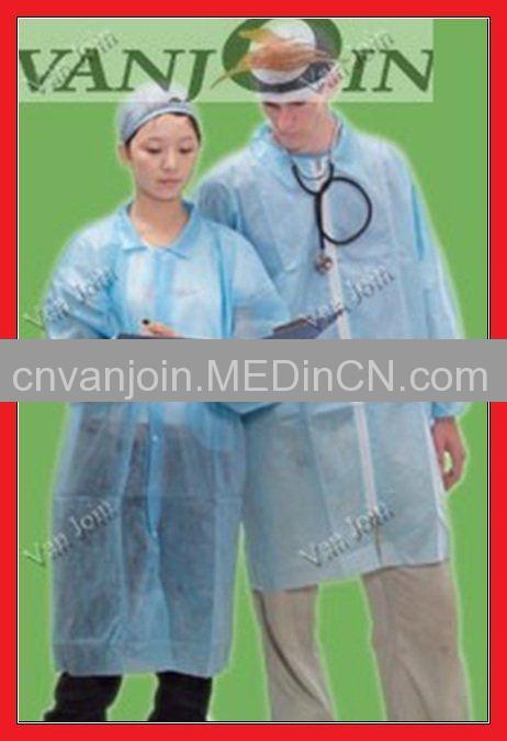 Disposable non woven lab coat Offered By Wuhan Vanjoin Co., Ltd. (Light ...