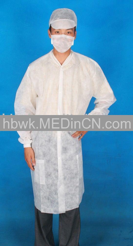 Disposable Lab Coat,nonwoven coat Offered By Hubei Weikang Protective ...